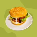 Chicken Patty Burger & Fries