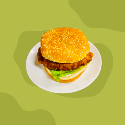 Chicken Tender Burger & Fries